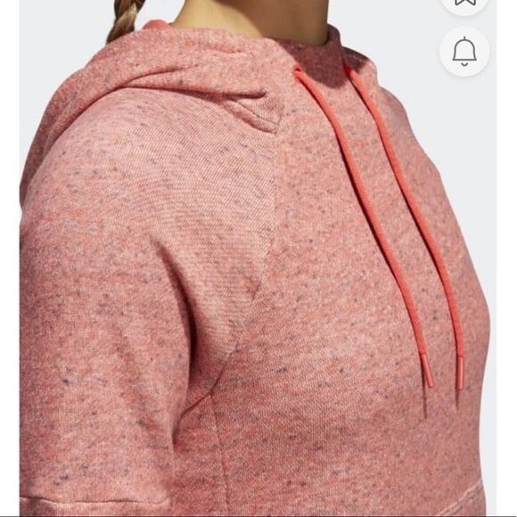 NWT Adidas S2S Pullover Hoodie Women’s Size SMALL Pink - Picture 5 of 6